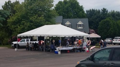 Tent on the circle